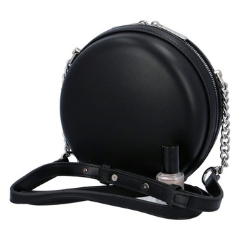 Dámska okrúhla crossbody kabelka čierna - David Jones Shabirre