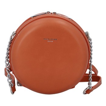 Dámska guľatá crossbody kabelka oranžová - David Jones Shabirre