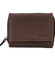 Kožená hnedá peňaženka - Delami 8230