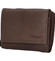 Kožená hnedá peňaženka - Delami 8230