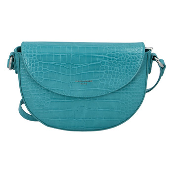 Dámska luxusná crossbody kabelka tyrkysová - David Jones Safiuly