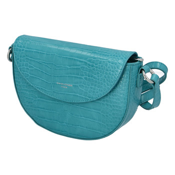 Dámska luxusná crossbody kabelka tyrkysová - David Jones Safiuly