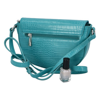Dámska luxusná crossbody kabelka tyrkysová - David Jones Safiuly