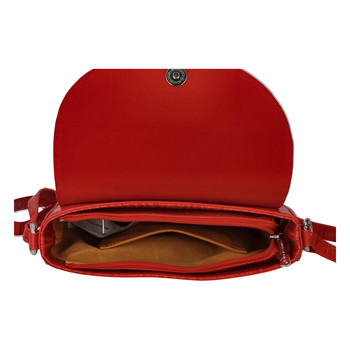 Dámska luxusná crossbody kabelka červená - David Jones Safiuly