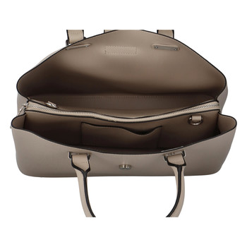 Dámska luxusná kabelka svetlá taupe - FLORA&CO Aitch