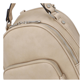 Dámsky módny batôžtek kabelka béžový - FLORA&CO Jante