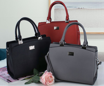 Dámska elegantná kabelka do ruky sivá - FLORA&CO Stanleily