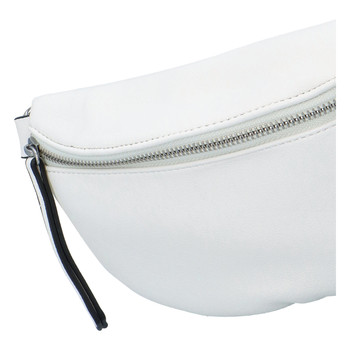 Dámska crossbody ľadvinka biela - Paolo Bags Stanley