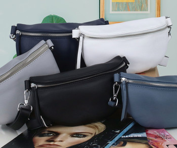 Dámska crossbody ľadvinka biela - Paolo Bags Stanley