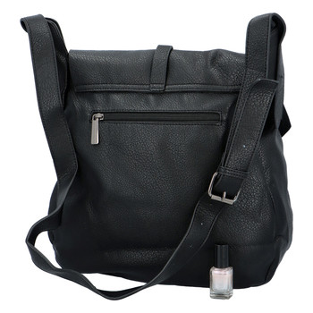 Dámska módna kabelka cez rameno čierna - Paolo Bags Aethiops