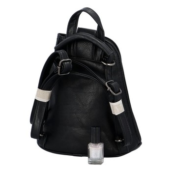 Malý dámsky batôžtek kabelka čierny - Paolo Bags Conradine