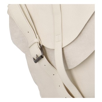 Dámska módna kabelka cez rameno béžová - Paolo Bags Aethiops