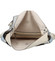 Luxusná dámska kabelka béžovo strieborná - Paolo Bags Manue