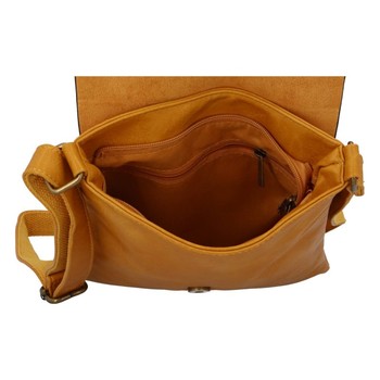 Dámska crossbody kabelka žltá - Paolo Bags Finiona