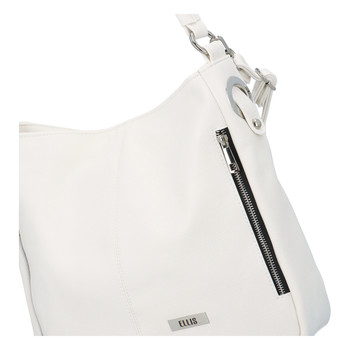 Dámska kabelka cez rameno krémovo biela - Ellis DjanGoa