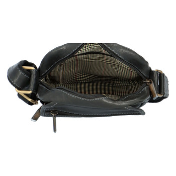 Pánska kožená taška cez rameno čierna - SendiDesign Colyn