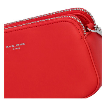 Malá dámska crossbody kabelka červená - David Jones Lily