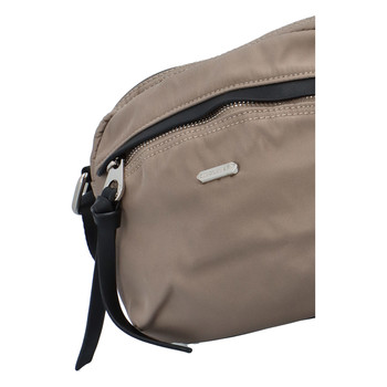 Malá dámska crossbody kabelky taupe - David Jones Júlia