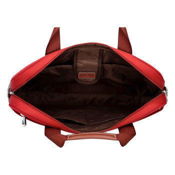 Luxusná taška na notebook tmavočervená - Hexagona 171176