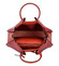 Dámska kabelka do ruky tmavo červená - Hexagona Javida