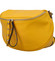 Luxusná kožená kabelka ľadvinka žltá - ItalY Banana
