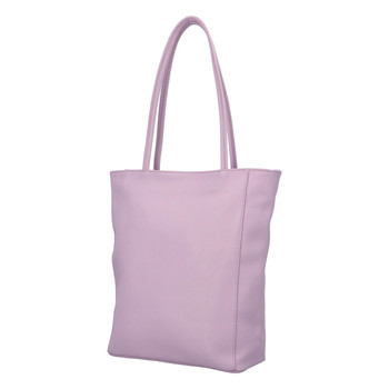 Dámska kožená kabelka cez rameno svetlo fialová - ItalY Nooxies