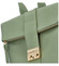 Dámsky kožený batoh mätovo zelený - ItalY Ahmedus