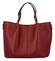 Dámska kožená kabelka tmavo červená - ItalY Werawont