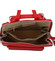 Dámsky kožený batôžtek kabelka červený - ItalY Septends