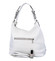 Dámska kožená kabelka biela - ItalY Inpelle