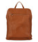 Dámsky kožený batôžtek kabelka svetlo hnedý - ItalY Houtel