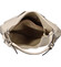 Dámska kožená kabelka béžová - ItalY Inpelle