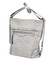 Dámska kabelka batoh svetlo šedá - Romina Zilla
