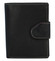 Pánska kožená peňaženka matná čierna - Tomas 75VO