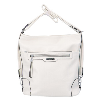 Dámsky kabelko/batoh biely - Romina & Co Bags Zilla