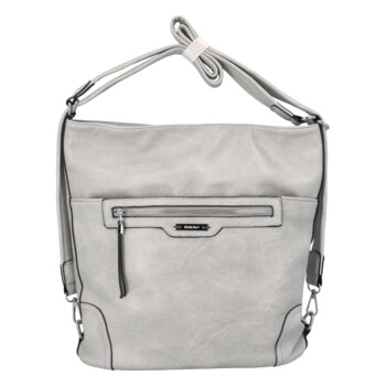 Dámsky kabelko/batoh šedý - Romina & Co Bags Zilla 1