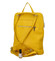 Dámsky kožený batôžtek kabelka žltý - ItalY Houtel