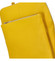 Dámsky kožený batôžtek kabelka žltý - ItalY Houtel
