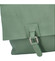 Dámsky kožený batôžtek kabelka mentolovo zelený - ItalY Francesco