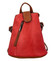 Malý dámsky batôžtek kabelka červený - Paolo Bags Conradine