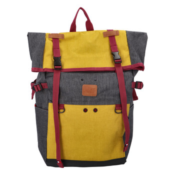 Kombinovaný cestovný batoh čierno žltý - New Rebels Messer