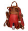 Malý dámsky batôžtek kabelka červený - Paolo Bags Conradine