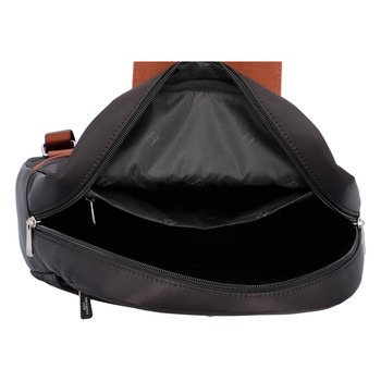 Dámsky moderný batoh čierno hnedý - Hexagona Nalle