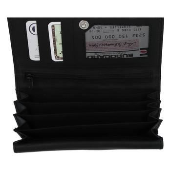 Dámska kožená peňaženka čierna - Delami Lestiel 2