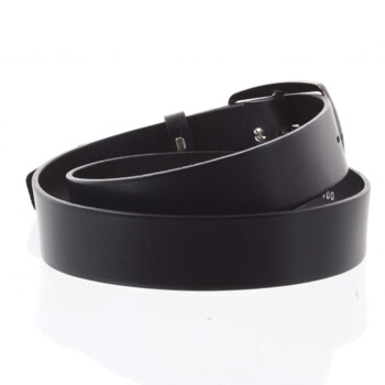 Dámsky kožený opasok čierny - PB Rosabell 95