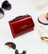 Malá dámska peňaženka kožená lakovaná červená - Rovicky 55287 RS