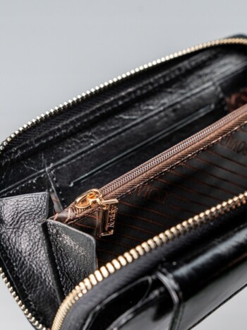 Dámska kožená peňaženka čierna - Rovicky Loraine