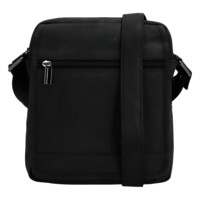 Pánska kožená crossbody taška čierna - Bellugio Dagomal