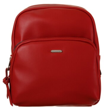 Dámsky mestský batôžtek červený - David Jones Rein