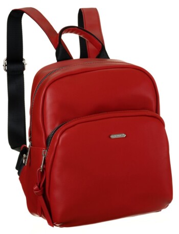 Dámsky mestský batôžtek červený - David Jones Rein